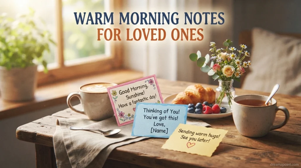 Warm Morning Notes for Loved Ones