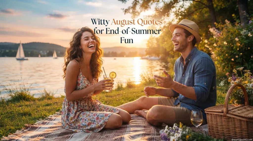 Witty August Quotes for End-of-Summer Fun