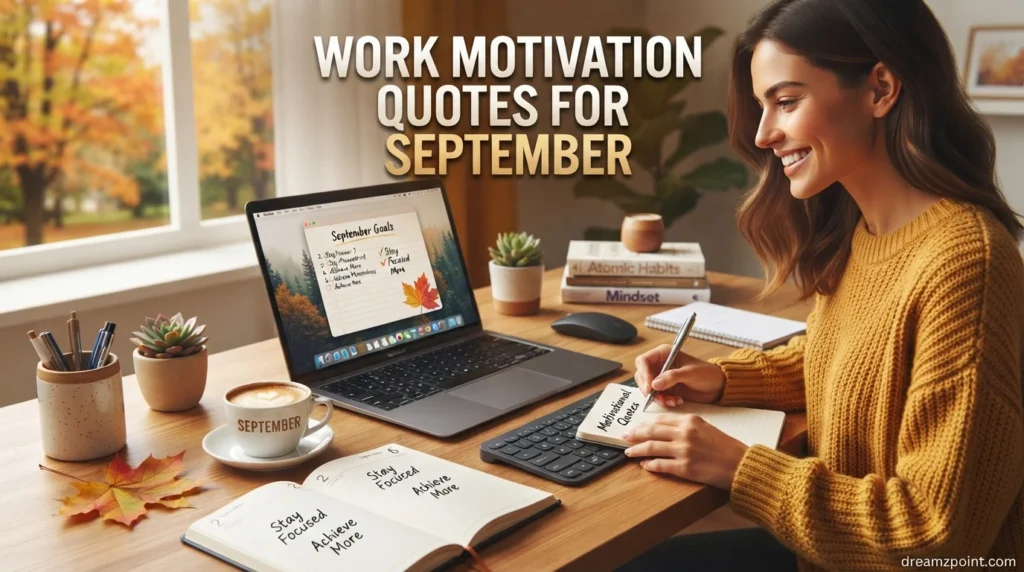 Work Motivation Quotes for September
