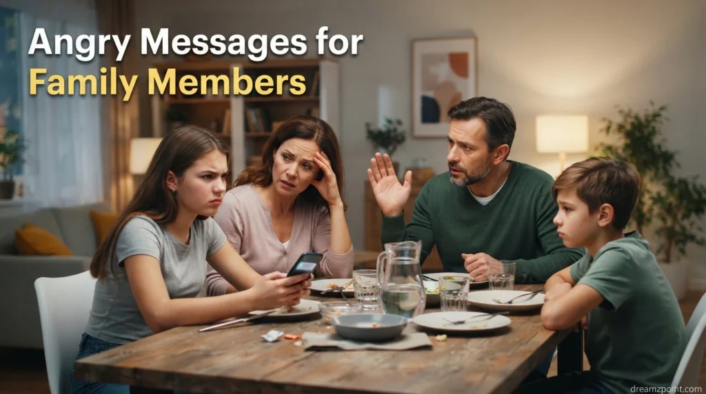 Angry Messages for Family Members