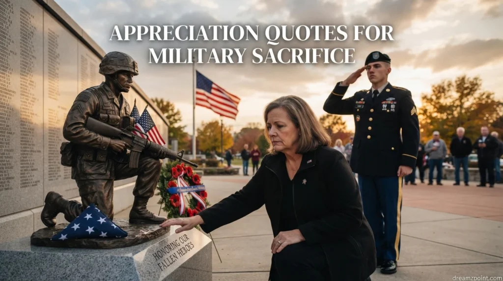 Appreciation Quotes for Military Sacrifice