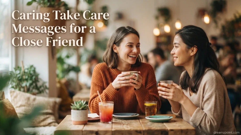 Caring Take Care Messages for a Close Friend