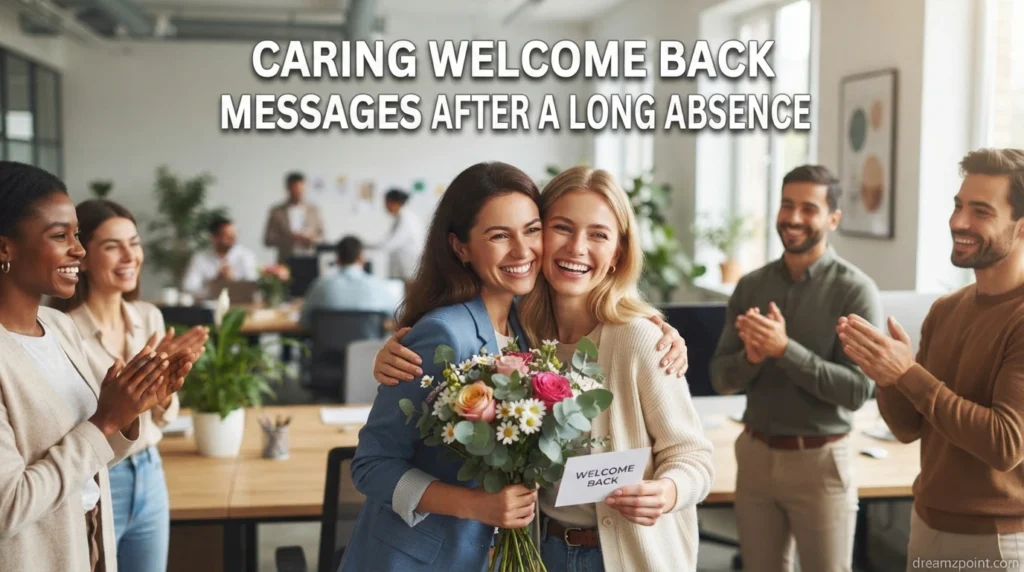 Caring Welcome Back Messages After a Long Absence