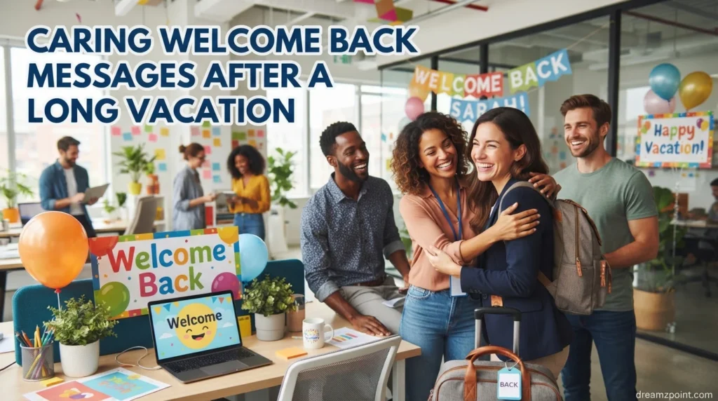 Caring Welcome Back Messages After a Long Vacation