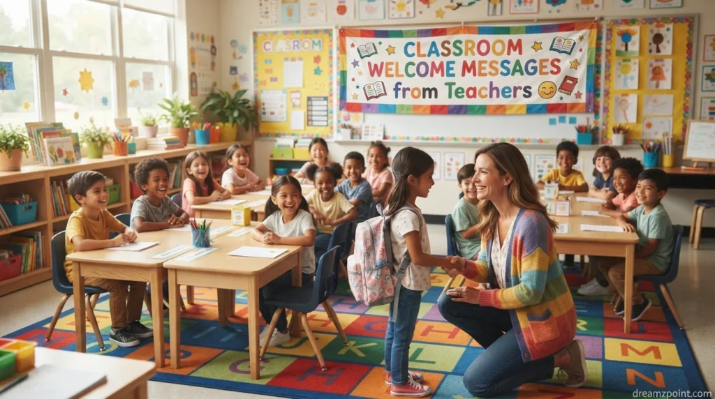 Classroom Welcome Messages from Teachers