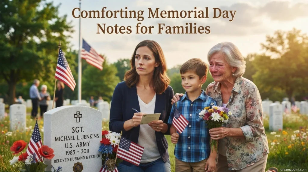 Comforting Memorial Day Notes for Families