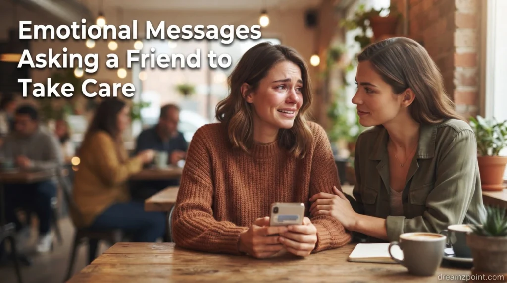 Emotional Messages Asking a Friend to Take Care