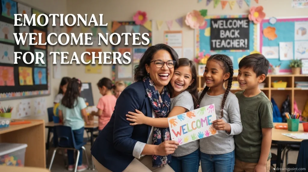 Emotional Welcome Notes for Teachers