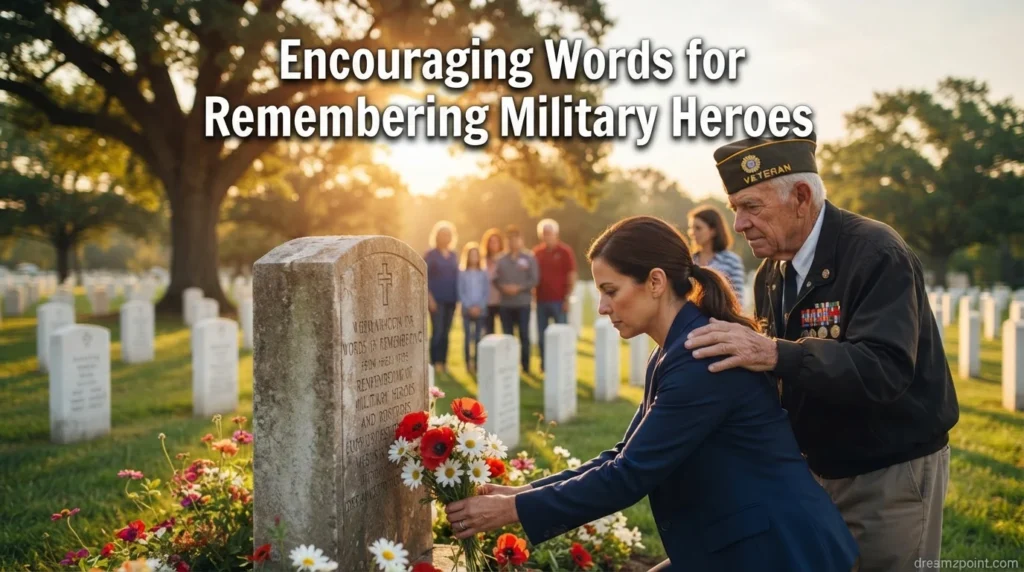 Encouraging Words for Remembering Military Heroes