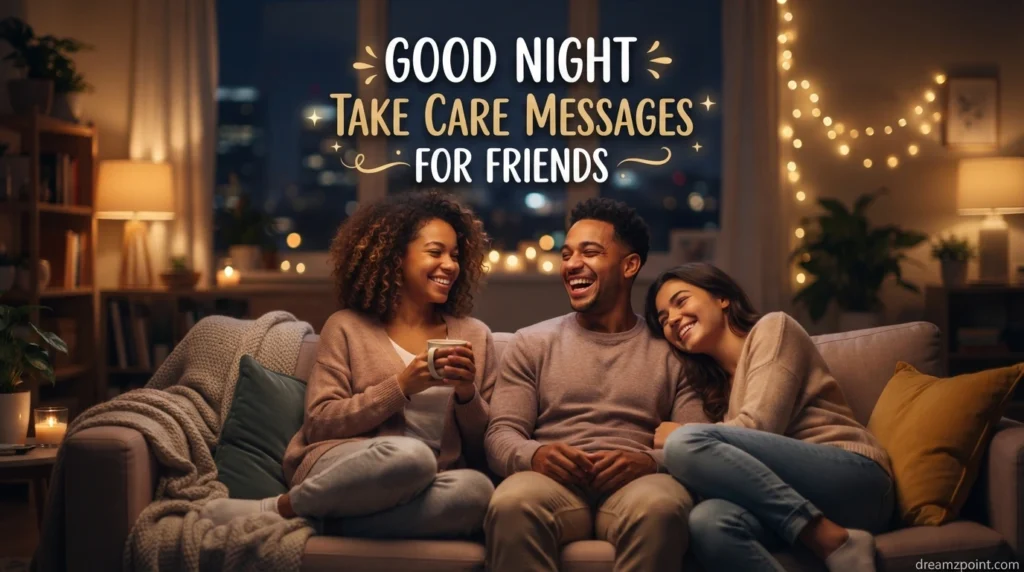 Good Night Take Care Messages for Friends