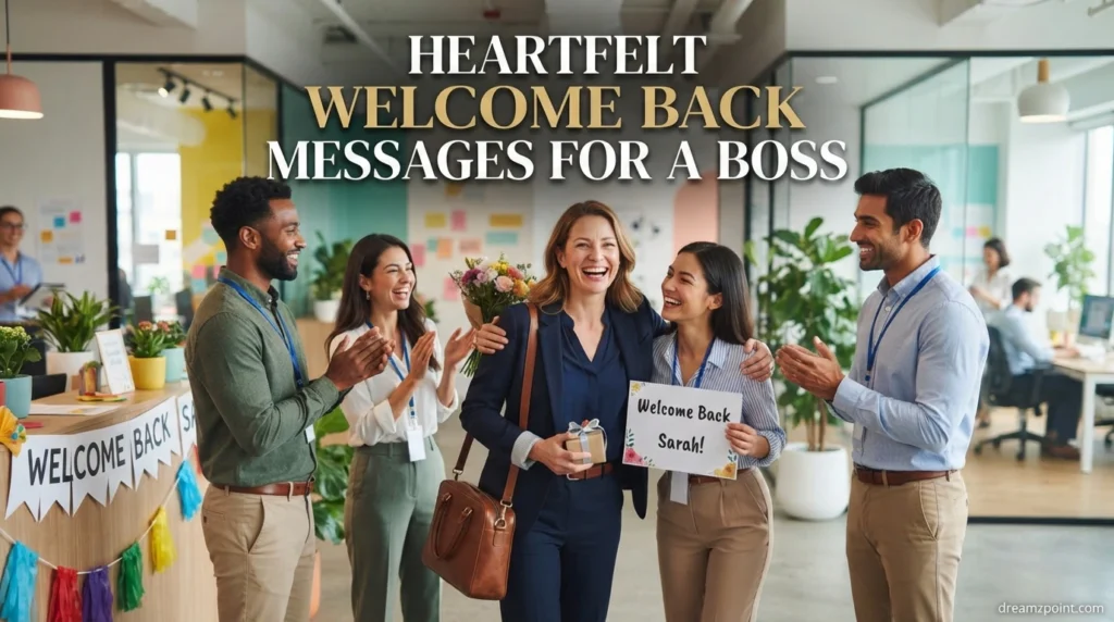 Heartfelt Welcome Back Messages for a Boss