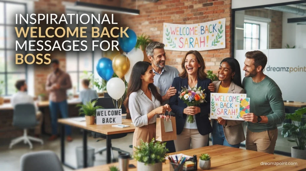 Inspirational Welcome Back Messages for Boss