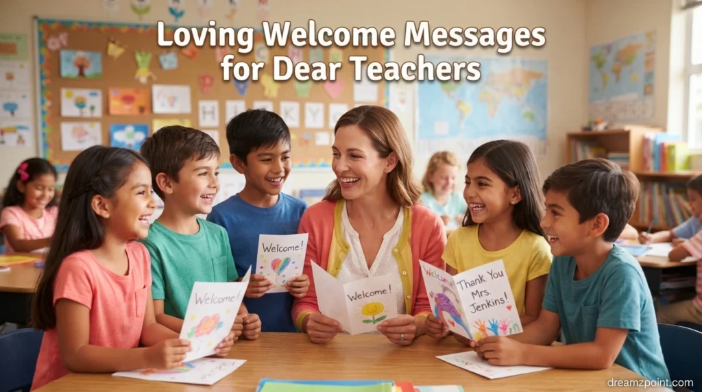 Loving Welcome Messages for Dear Teachers