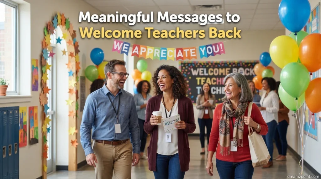 Meaningful Messages to Welcome Teachers Back