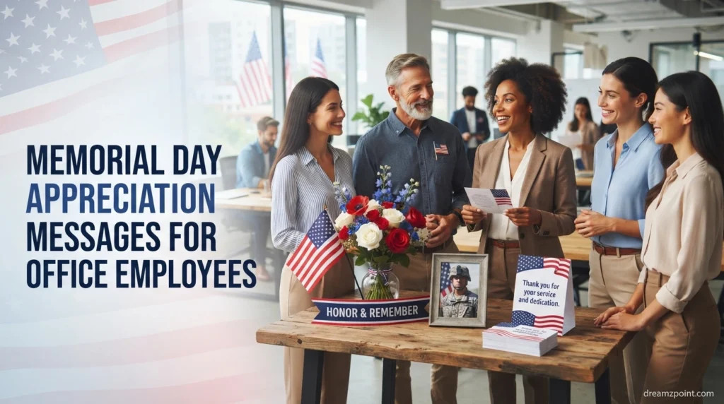Memorial Day Appreciation Messages for Office Employees
