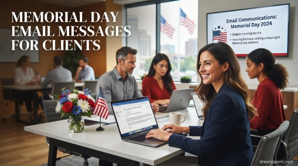 Memorial Day Email Messages for Clients
