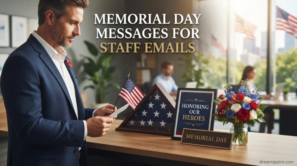 Memorial Day Messages for Staff Emails