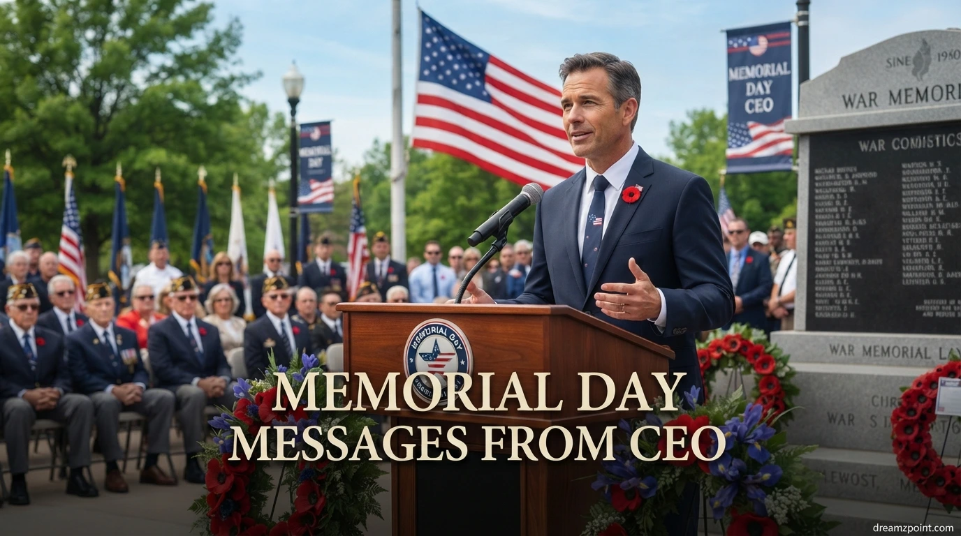 Memorial Day Messages From CEO