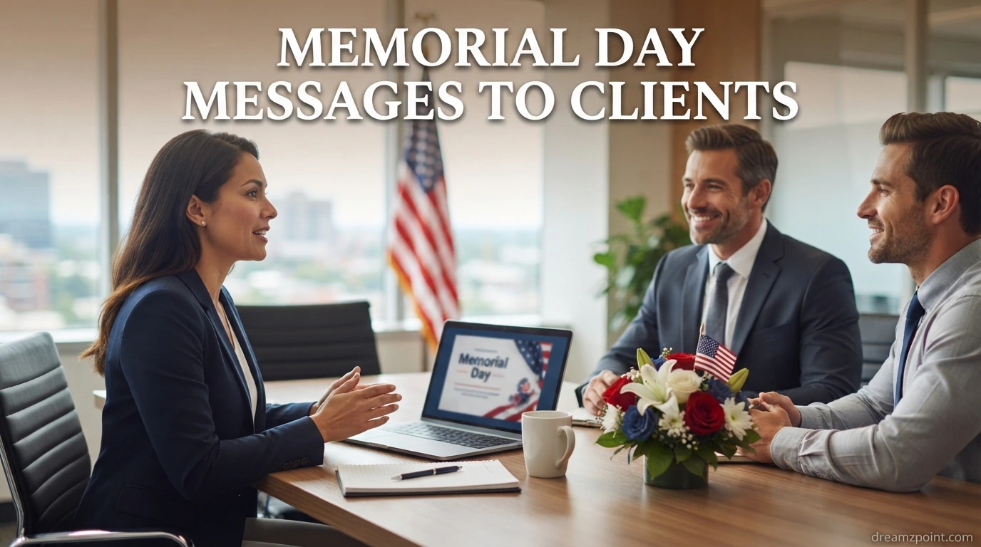Memorial Day Messages to Clients