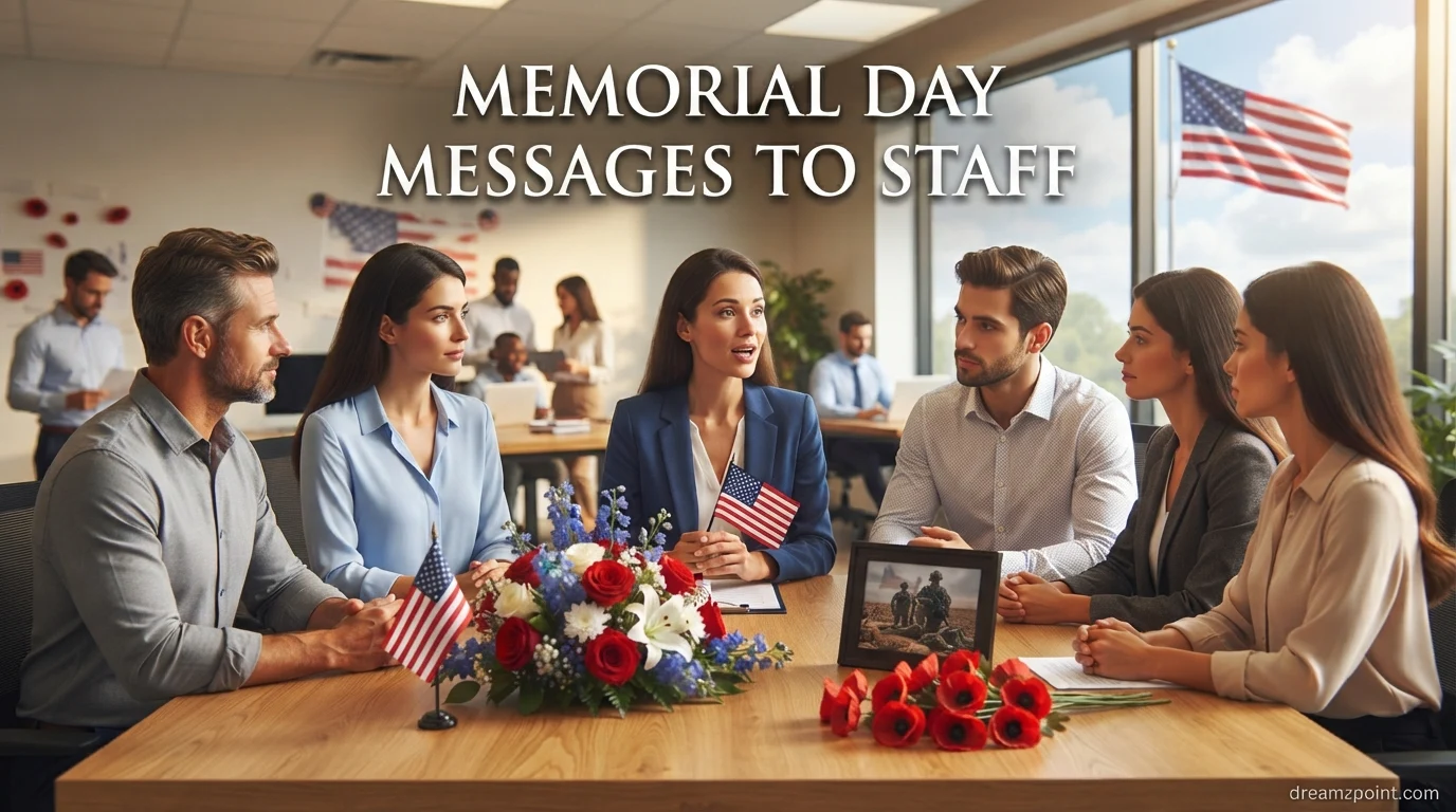 Memorial Day Messages to Staff