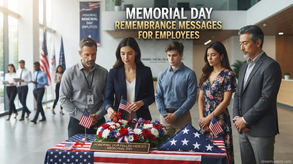 Memorial Day Remembrance Messages for Employees