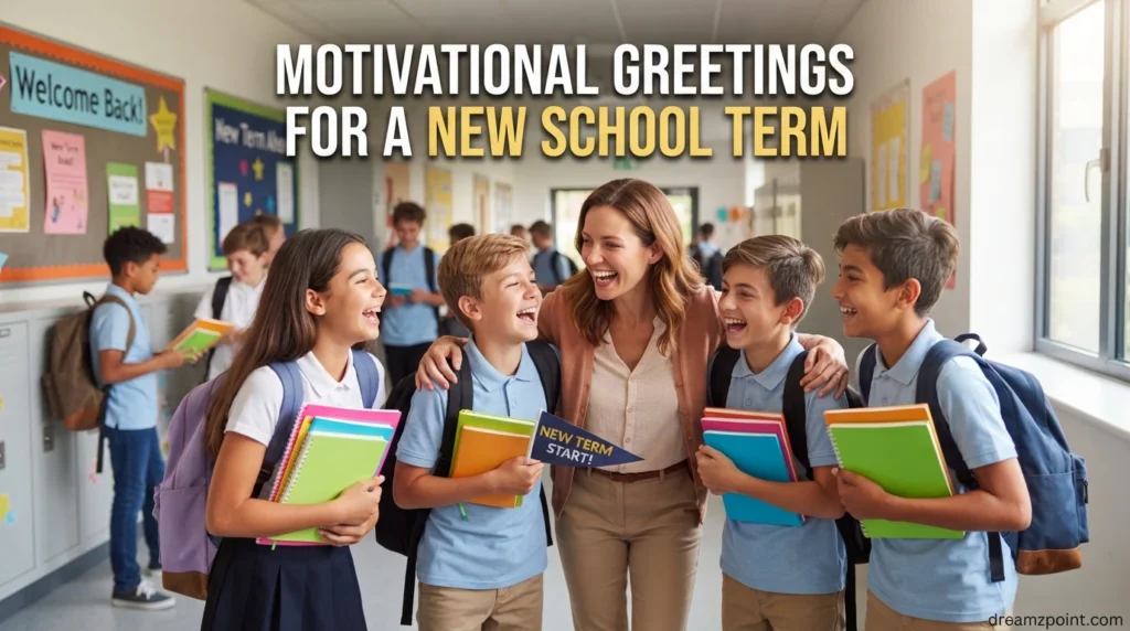 Motivational Greetings for a New School Term