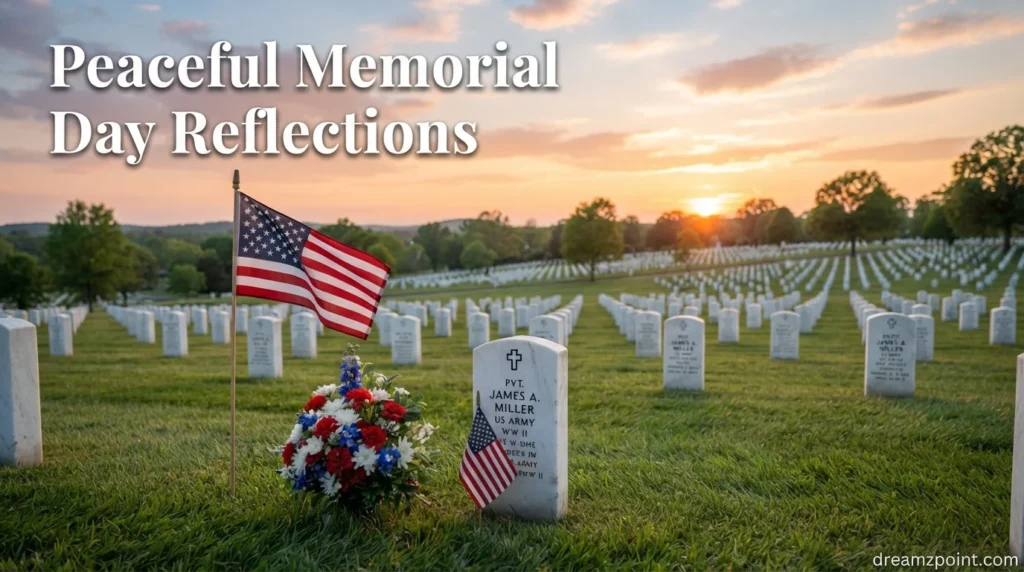 Peaceful Memorial Day Reflections