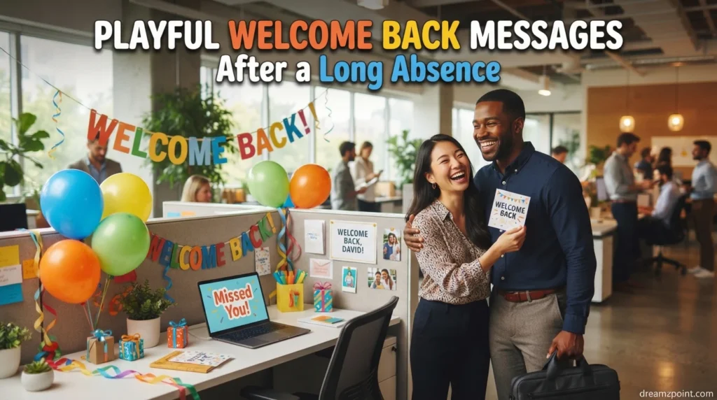 Playful Welcome Back Messages After a Long Absence