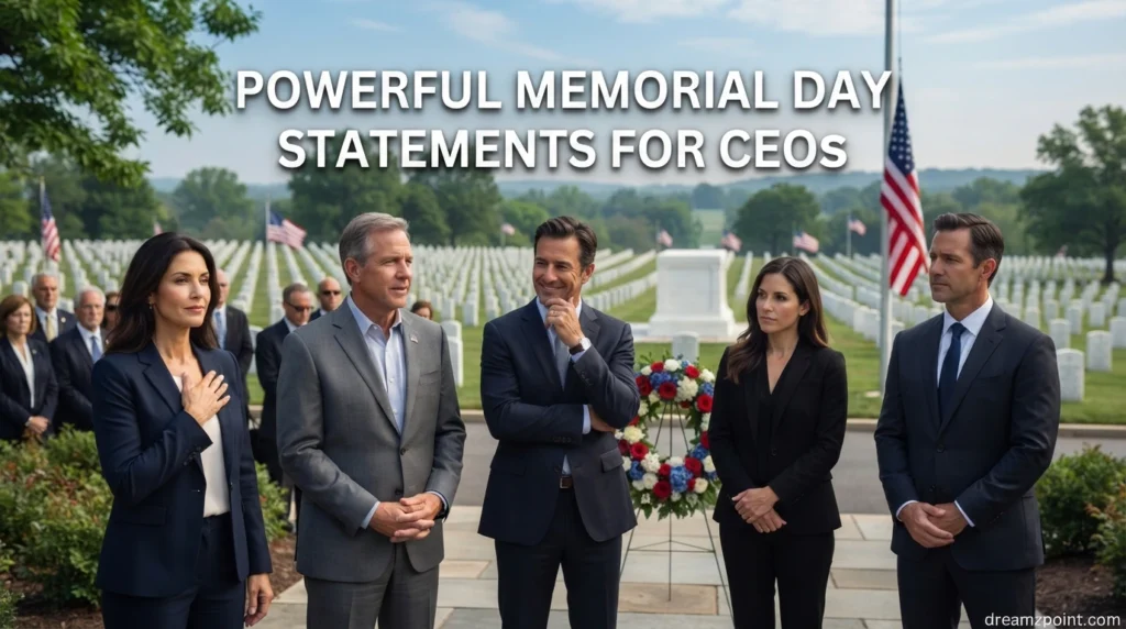 Powerful Memorial Day Statements for CEOs