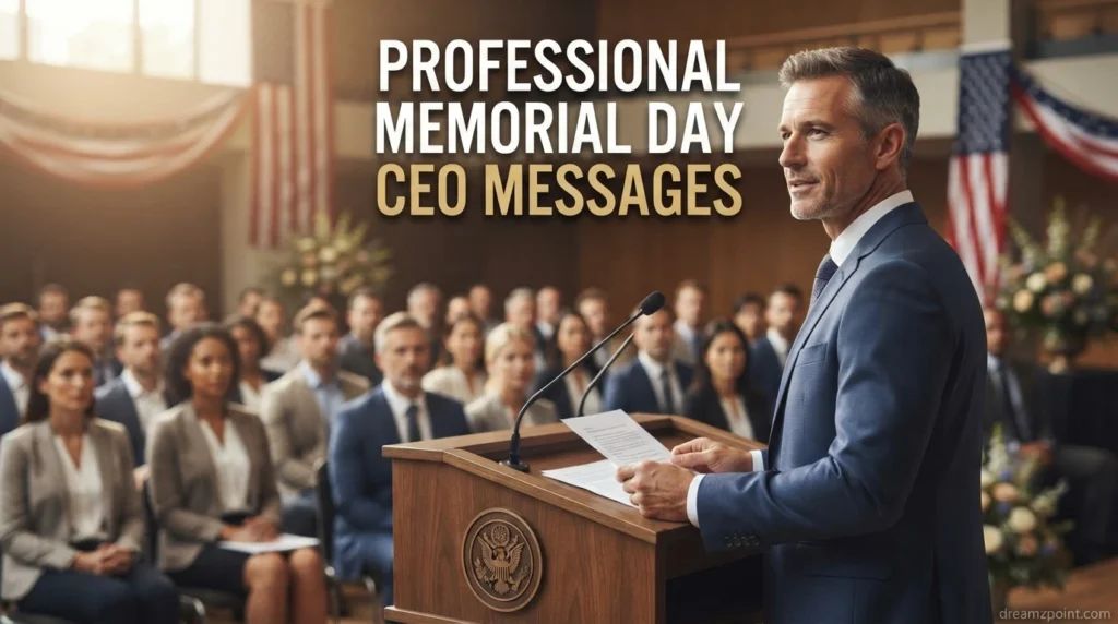Professional Memorial Day CEO Messages