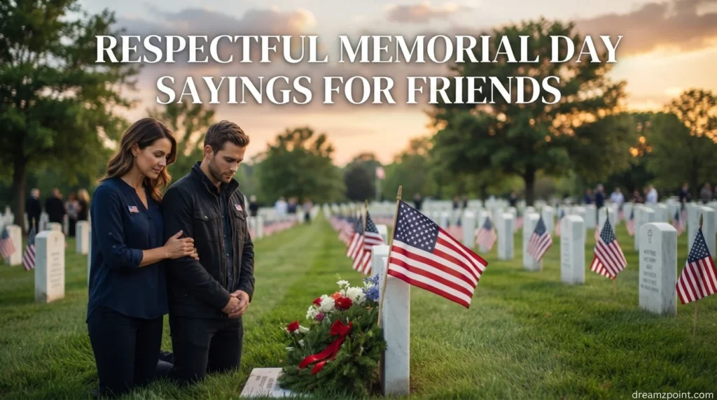 Respectful Memorial Day Sayings for Friends