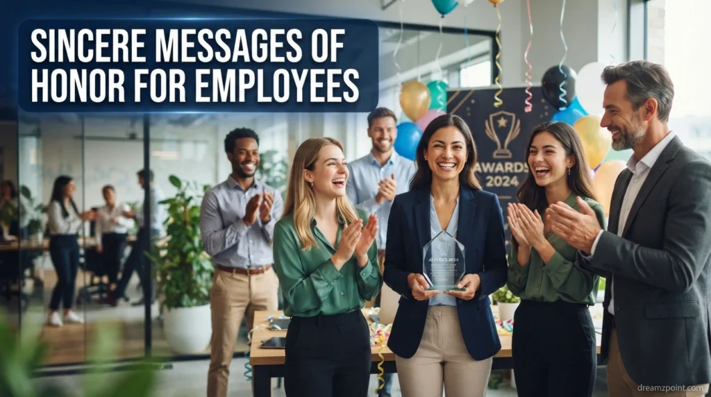 Sincere Messages of Honor for Employees