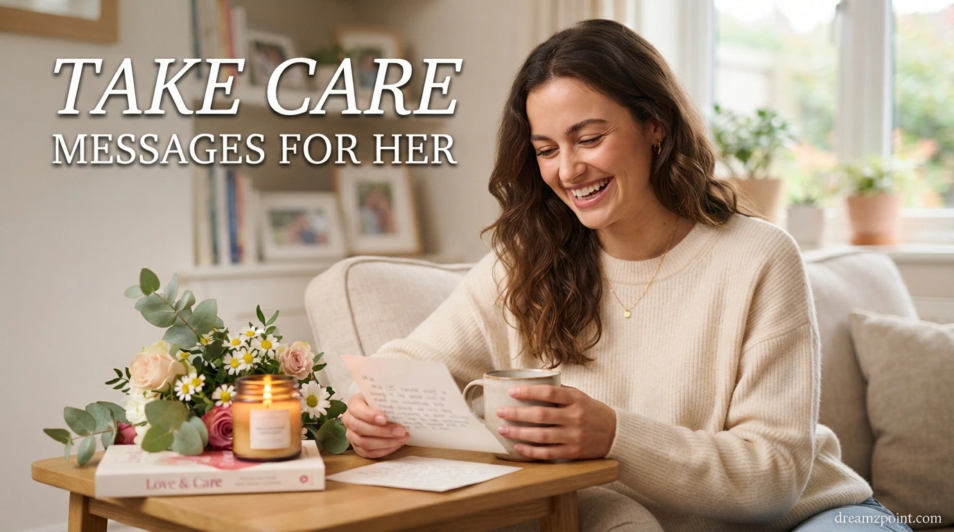 720+ Take Care Messages for Her