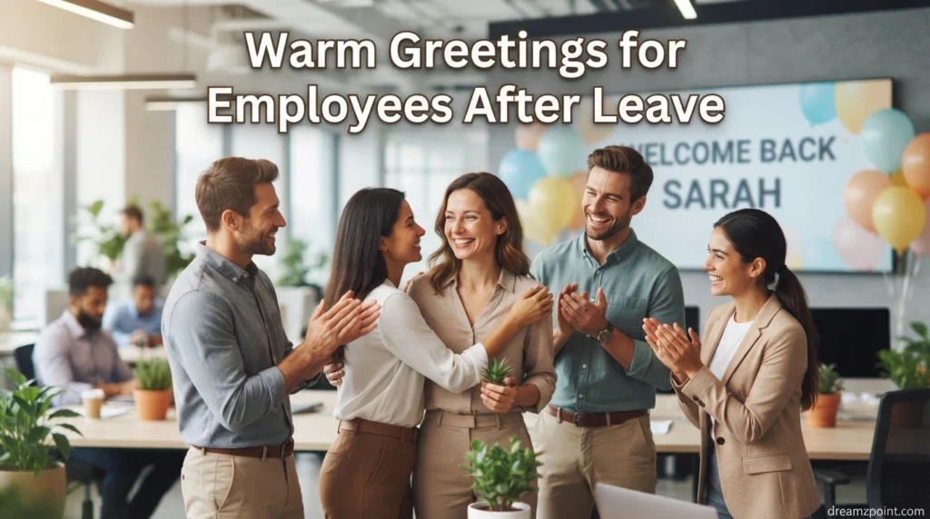 Warm Greetings for Employees After Leave