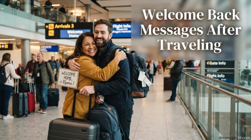 Welcome Back Messages After Traveling