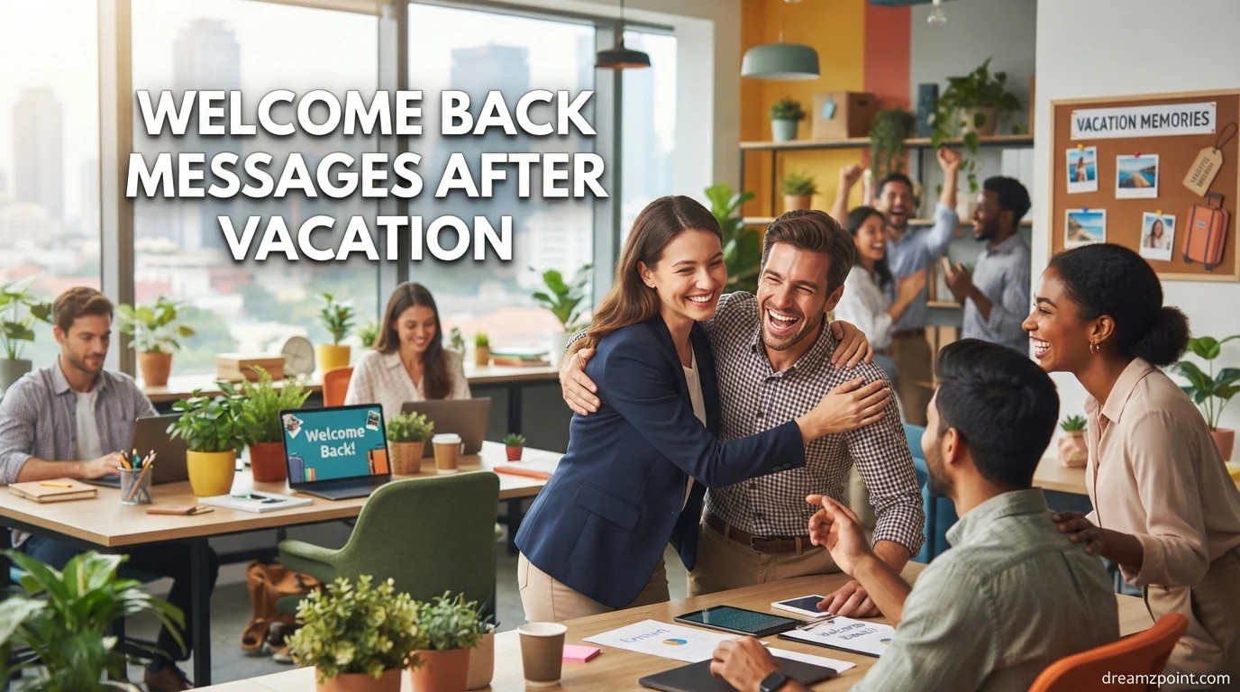 720+ Welcome Back Messages After Vacation