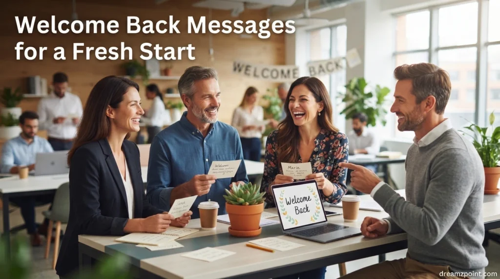 Welcome Back Messages for a Fresh Start