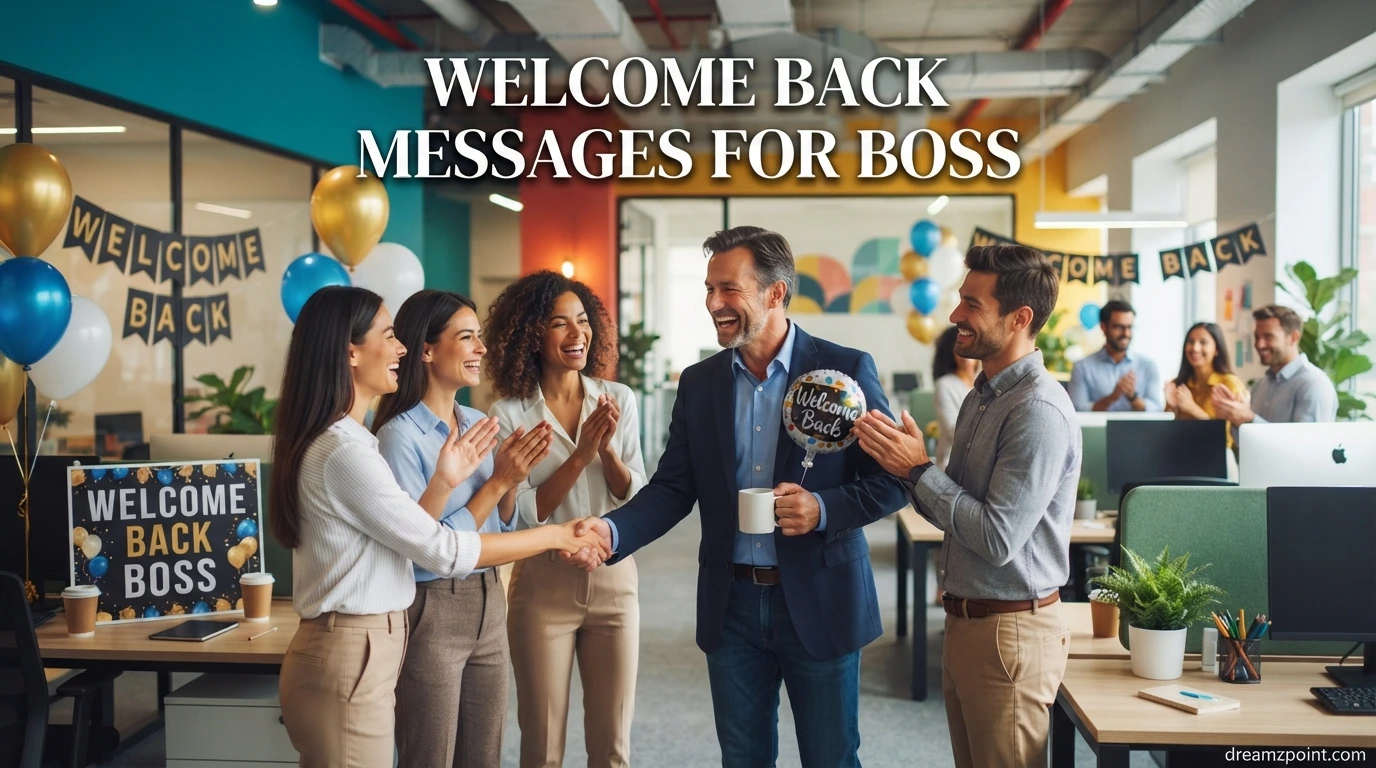820+ Welcome Back Messages for Boss