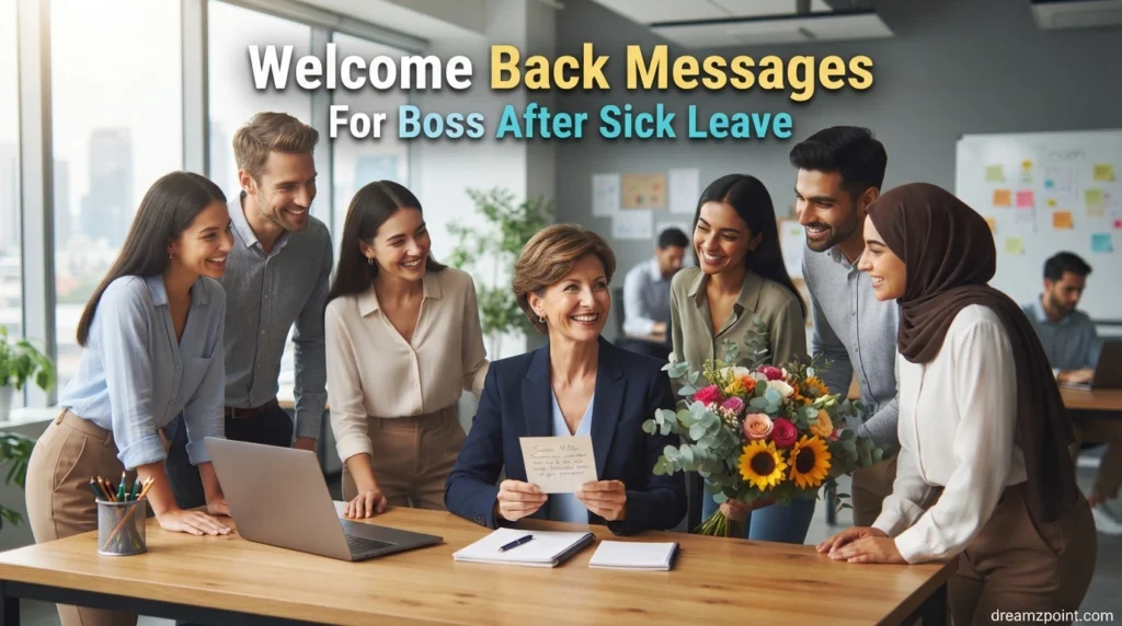 Welcome Back Messages for Boss After Sick Leave