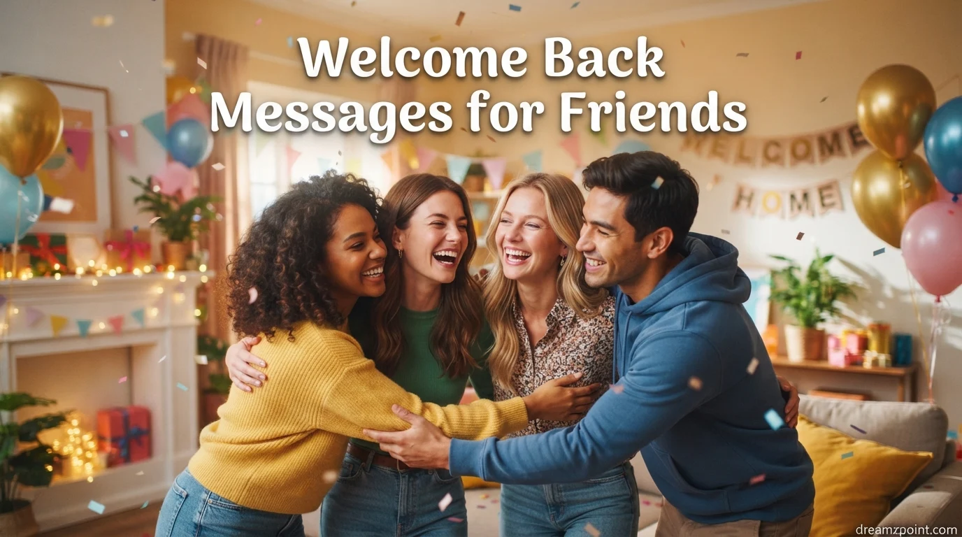 720+ Welcome Back Messages for Friends