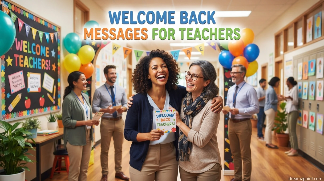 720+ Welcome Back Messages for Teachers